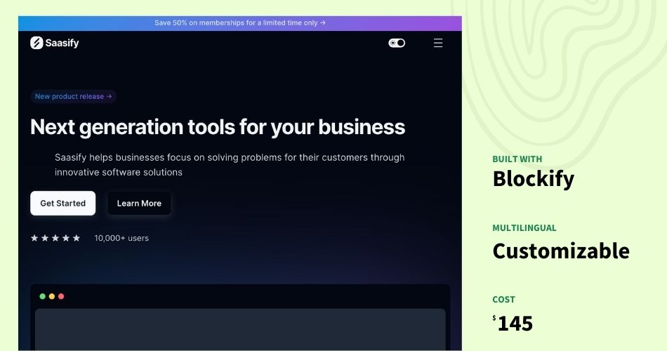 Best WordPress Themes for SaaS Businesses (Sassify) - ColorWhistle