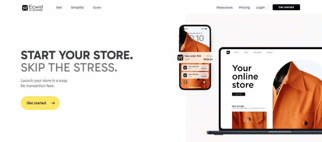 Ecwid Ecommerce Shopping Cart Online Store