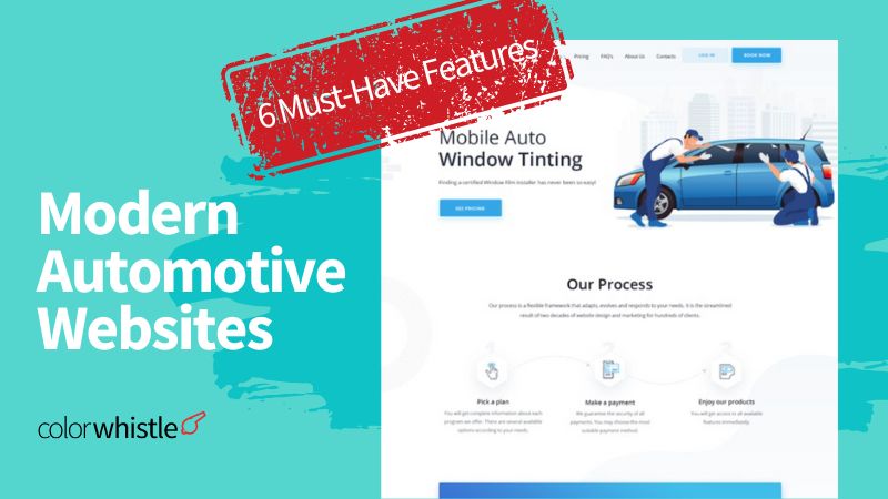 Modern Automotive Websites - ColorWhistle