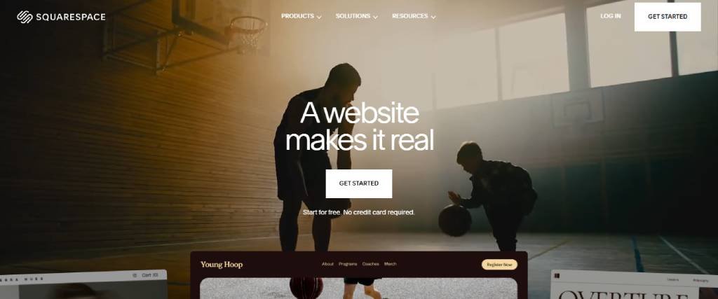 Squarespace ecommerce platform builder