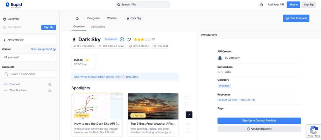 The Top Travel Industry APIs for Developers to Integrate in 2025 (Dark Sky API) - ColorWhistle