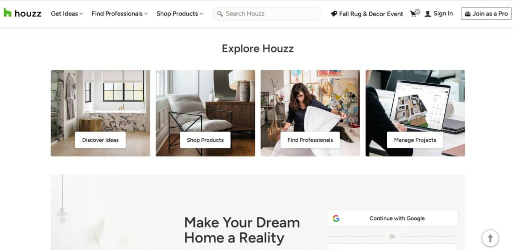 Top E-commerce Sales Channels for Furniture Businesses (Houzz) - ColorWhistle