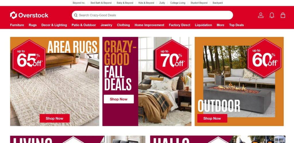 Top E-commerce Sales Channels for Furniture Businesses (Overstock) - ColorWhistle