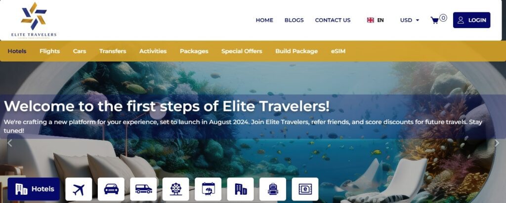 Transforming Travel Sectors with Custom Website Development Solutions (Elite Travelers) - ColorWhistle