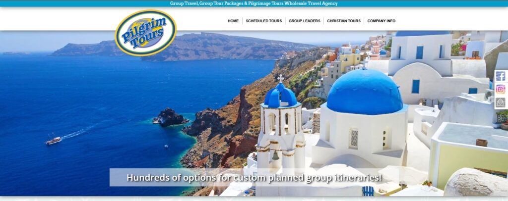 Transforming Travel Sectors with Custom Website Development Solutions (Piligrim Tours) - ColorWhistle