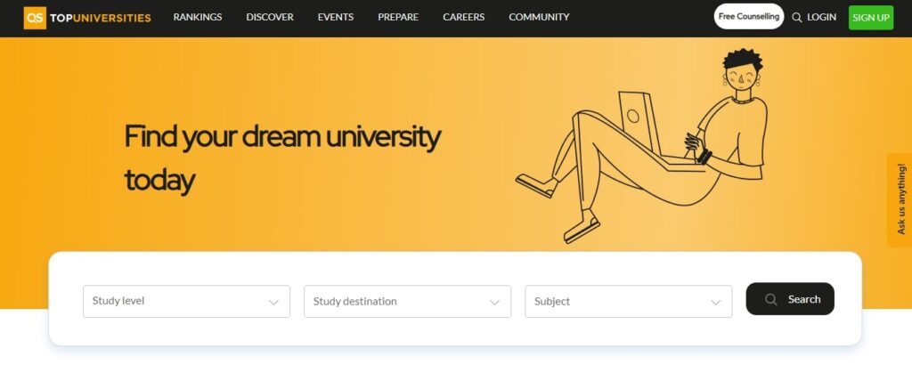 Transforming Travel Sectors with Custom Website Development Solutions (QSTop Universities) - ColorWhistle