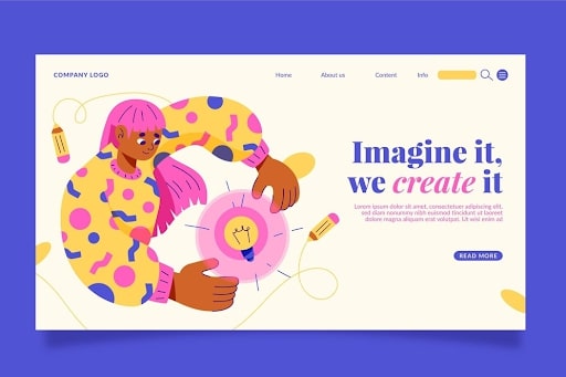 White Label Web Design Trends To Follow for 2024 (Handmade illustrations) - ColorWhistle