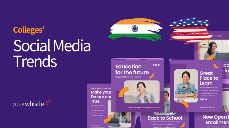 Social Media Trends of Colleges in India Vs USA