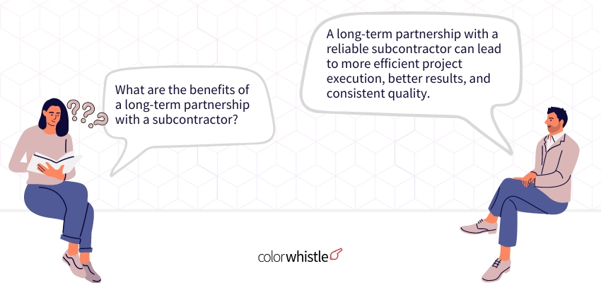 Choose the Right Subcontracting Services for Your Web Development - FAQ 4 - ColorWhistle