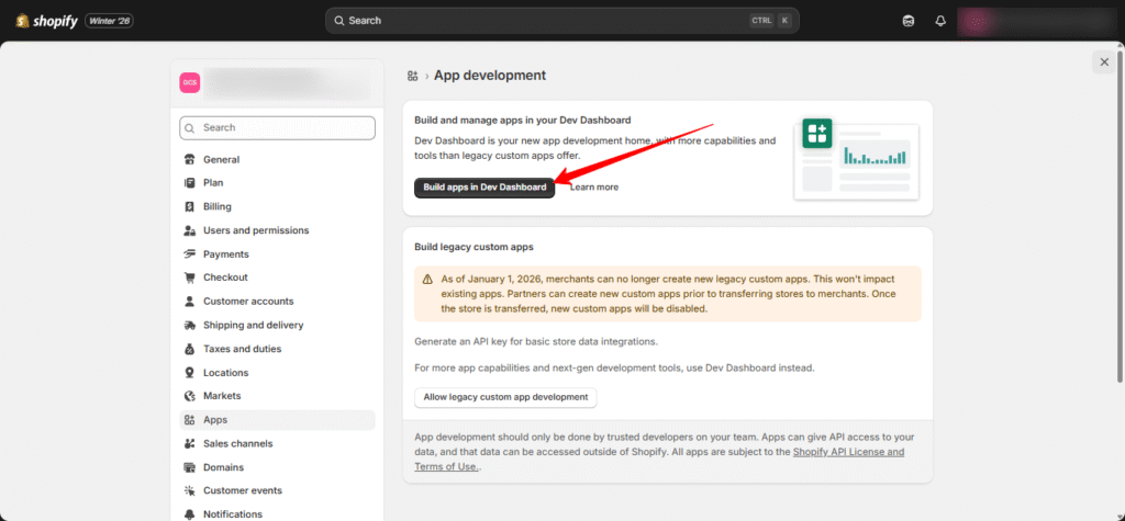 Guide to Access Shopify API (Create a Custom App) - ColorWhistle