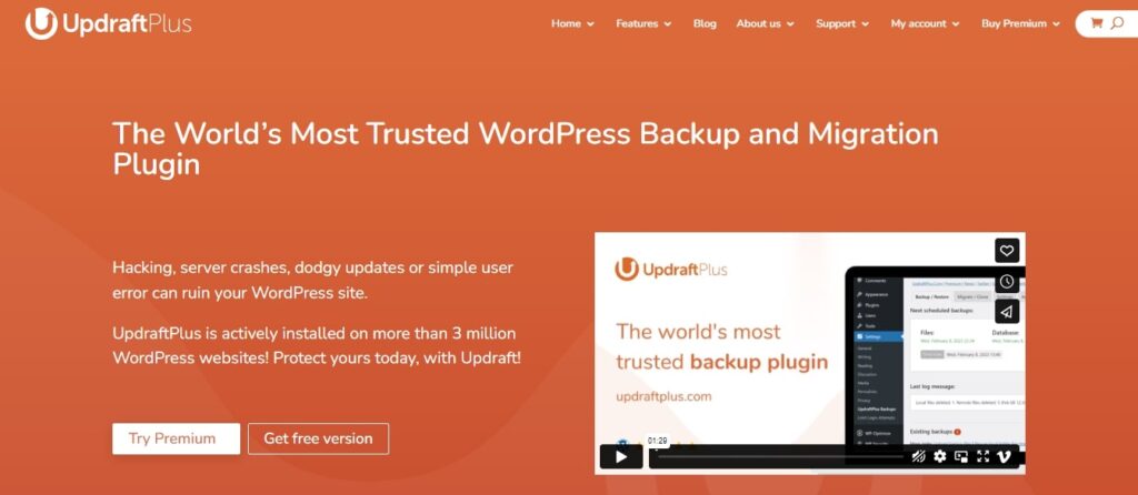 Essential WordPress Plugins for SaaS Websites (Updraftplus) - ColorWhistle