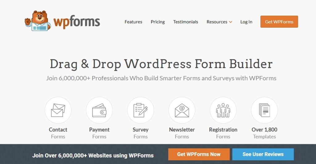 Essential WordPress Plugins for SaaS Websites (WPforms) - ColorWhistle