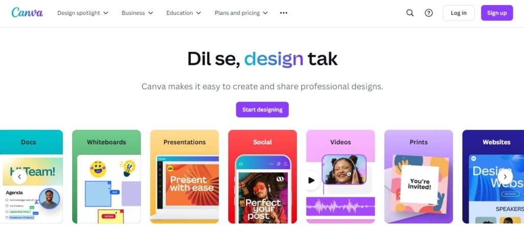 Top SaaS Website Designs in 2024 (Canva) - ColorWhistle