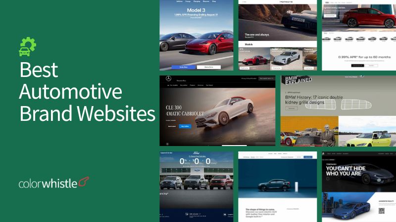 Best Automotive Brand Websites - ColorWhistle