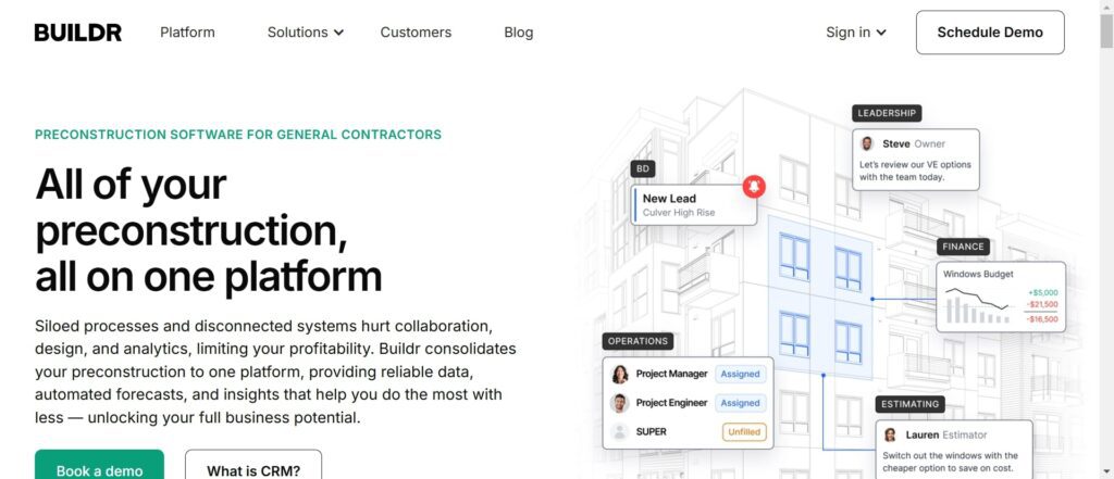 20+ Construction CRM Software(Buildr) - Colorwhistle