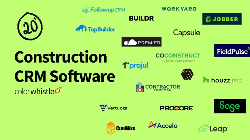 20+ Construction CRM Software to Simplify Project Management