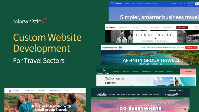 Transforming Travel Sectors with Custom Website Development Solutions - ColorWhistle