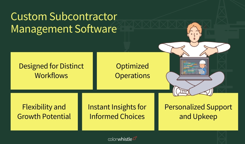 Custom Subcontractor Management Software Improves Construction Project Management - ColorWhistle