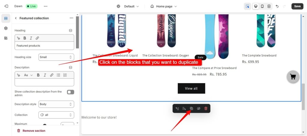 Mastering Shopify Theme Blocks A Step-by-Step Overview (Duplicating blocks) - ColorWhistle