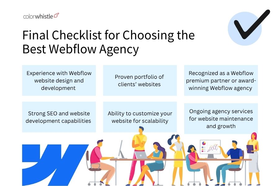 Final Checklist for Choosing the Best Webflow Agency - ColorWhistle