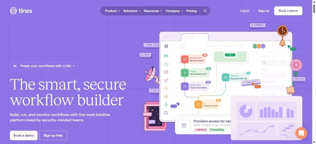Workflow Automation with AI Top AI Workflow Automation Tools in Action (Tines) - ColorWhistle