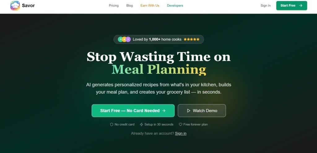 AI Chatbot Examples for Chefs and Recipe Businesses Websites to Explore Below (Savor) - ColorWhistle