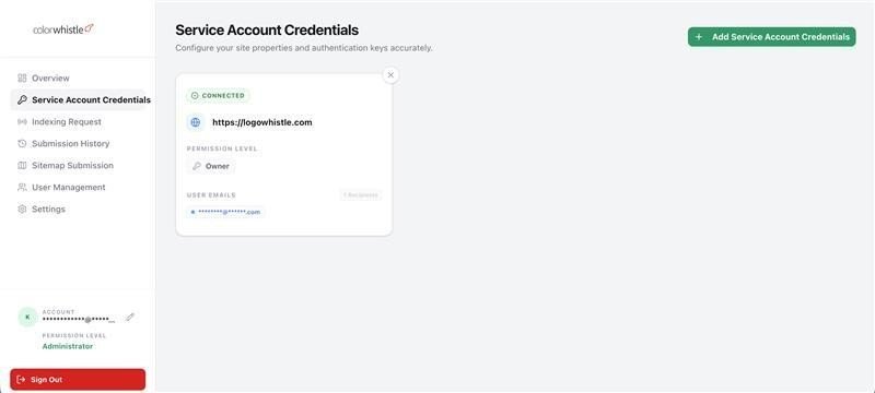 Building the GSC Indexing Dashboard(Service Accounts) - ColorWhistle