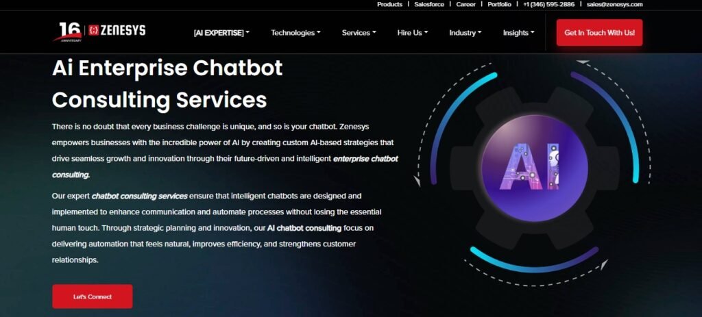 AI Chatbots Ideas, Tools for Consulting Enterprises (Zenesys) - ColorWhistle