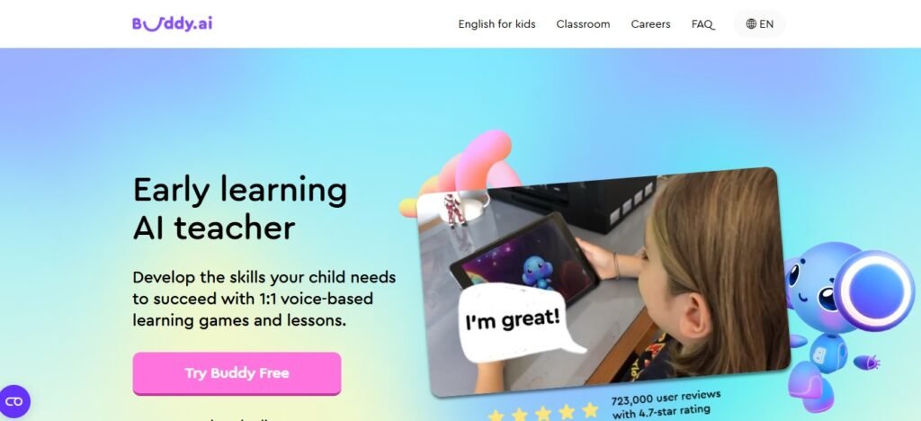 AI-Powered Tools & Chatbots for School Education (Buddy.AI) - ColorWhistle