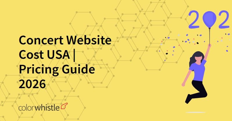 Concert Website Cost USA | Pricing Guide 2026