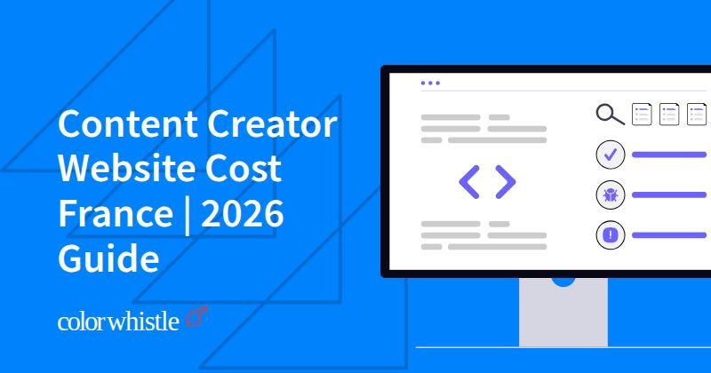 Content Creator Website Cost France | 2026 Guide