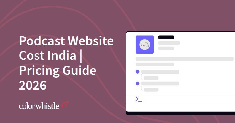 Podcast Website Cost India | Pricing Guide 2026