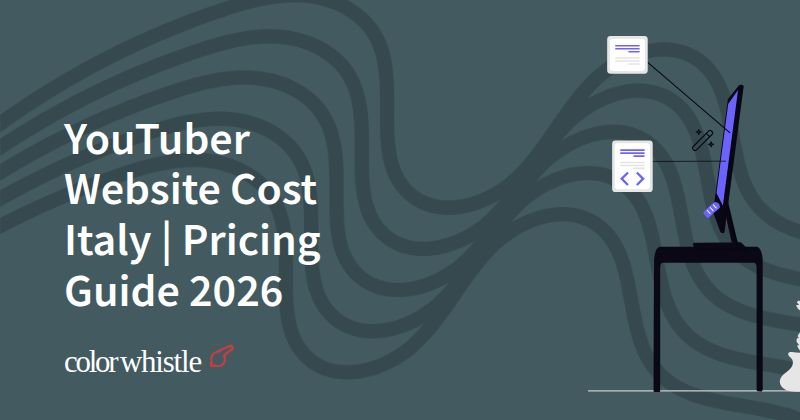 YouTuber Website Cost Italy | Pricing Guide 2026