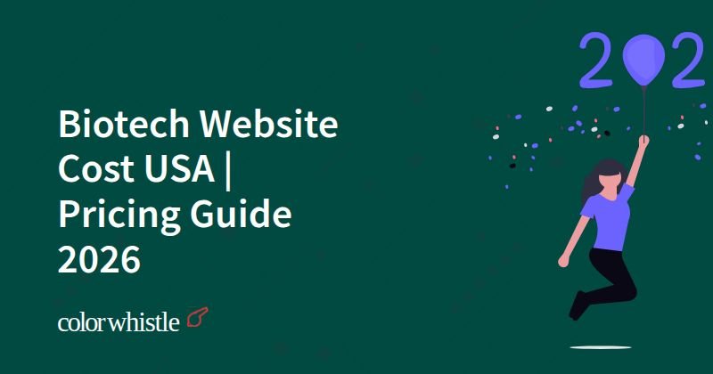 Biotech Website Cost USA | Pricing Guide 2026